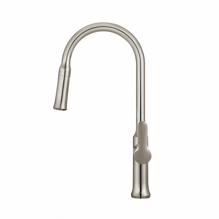 KRAUS KPF-1630SS Nola Single-Handle Kitchen Faucet with Pull Down Dual-Function Sprayer in Stainless Steel