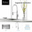 KRAUS KPF-1650CH Nola Single-Handle Commercial Style Kitchen Faucet with Dual-Function Sprayer in Chrome