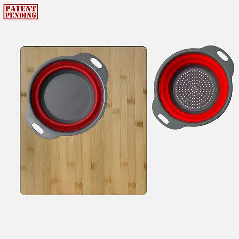 STYLISH Large Cutting Board with Colander Set A-907