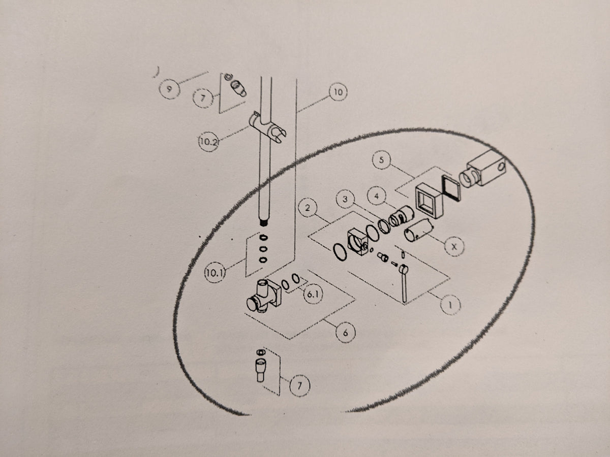 NOBILI RFPLUS540/30 Parts List — Niagara Faucets