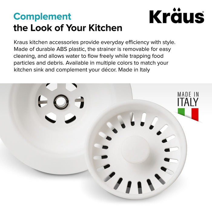 KRAUS Kitchen Sink Strainer Drain Assembly